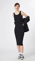 Askılı Basic Maxi Elbise